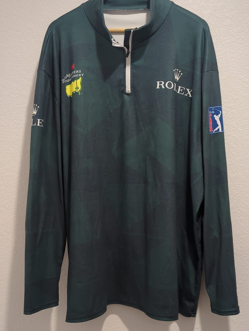 Rolex Masters Tournament PGA Tour 1/4 Zip Pullover 3XL